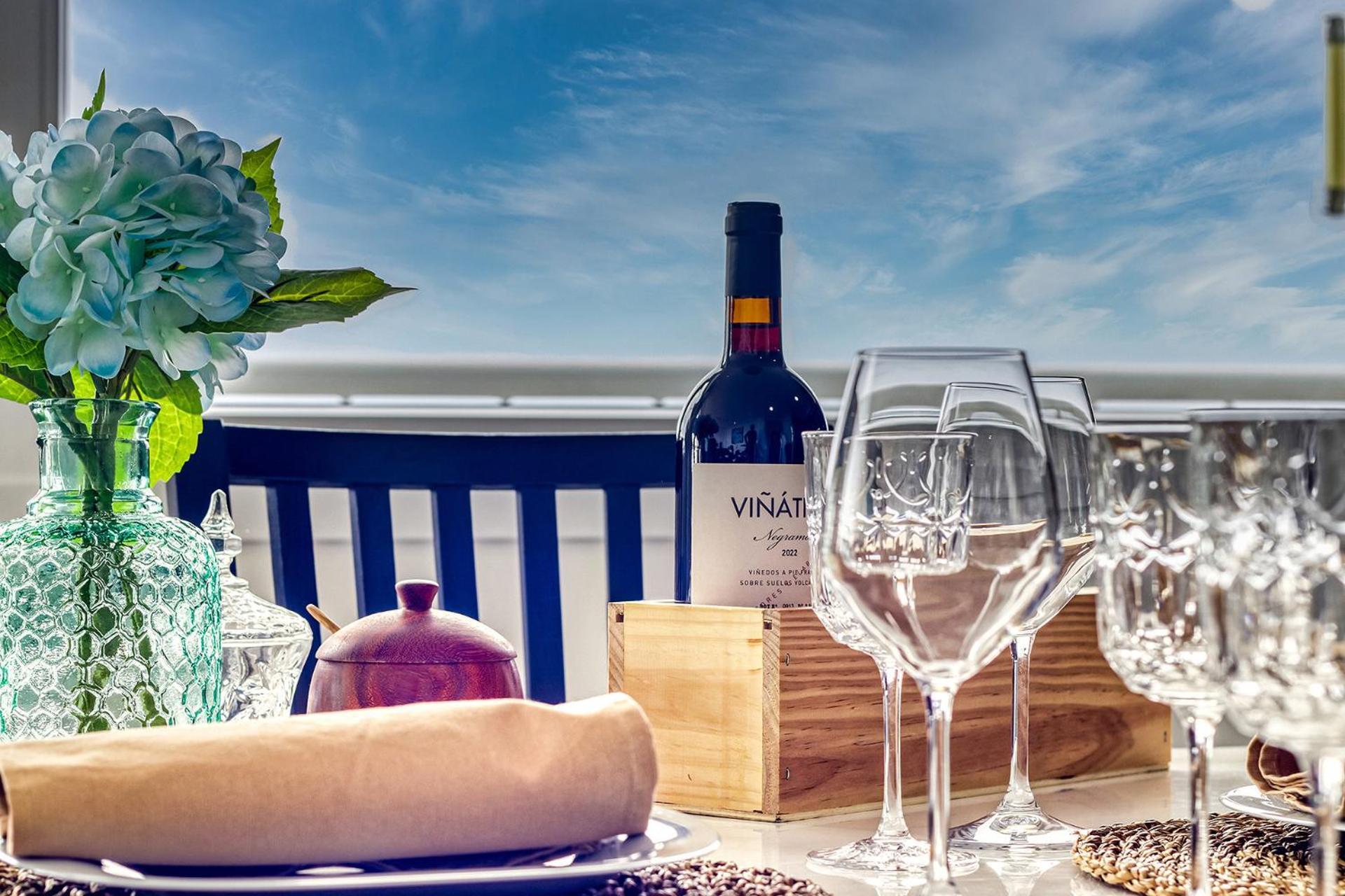 Central Modern Apartment With Private Parking & Ocean View & Coffee Corner Икод-де-лос-Винос Экстерьер фото